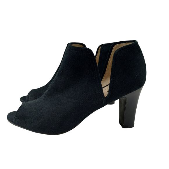 Life Stride Shoes - Life Stride Coana Womens Open Toe Ankle Bootie Black Size 8M